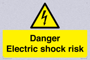 Danger Electric shock risk